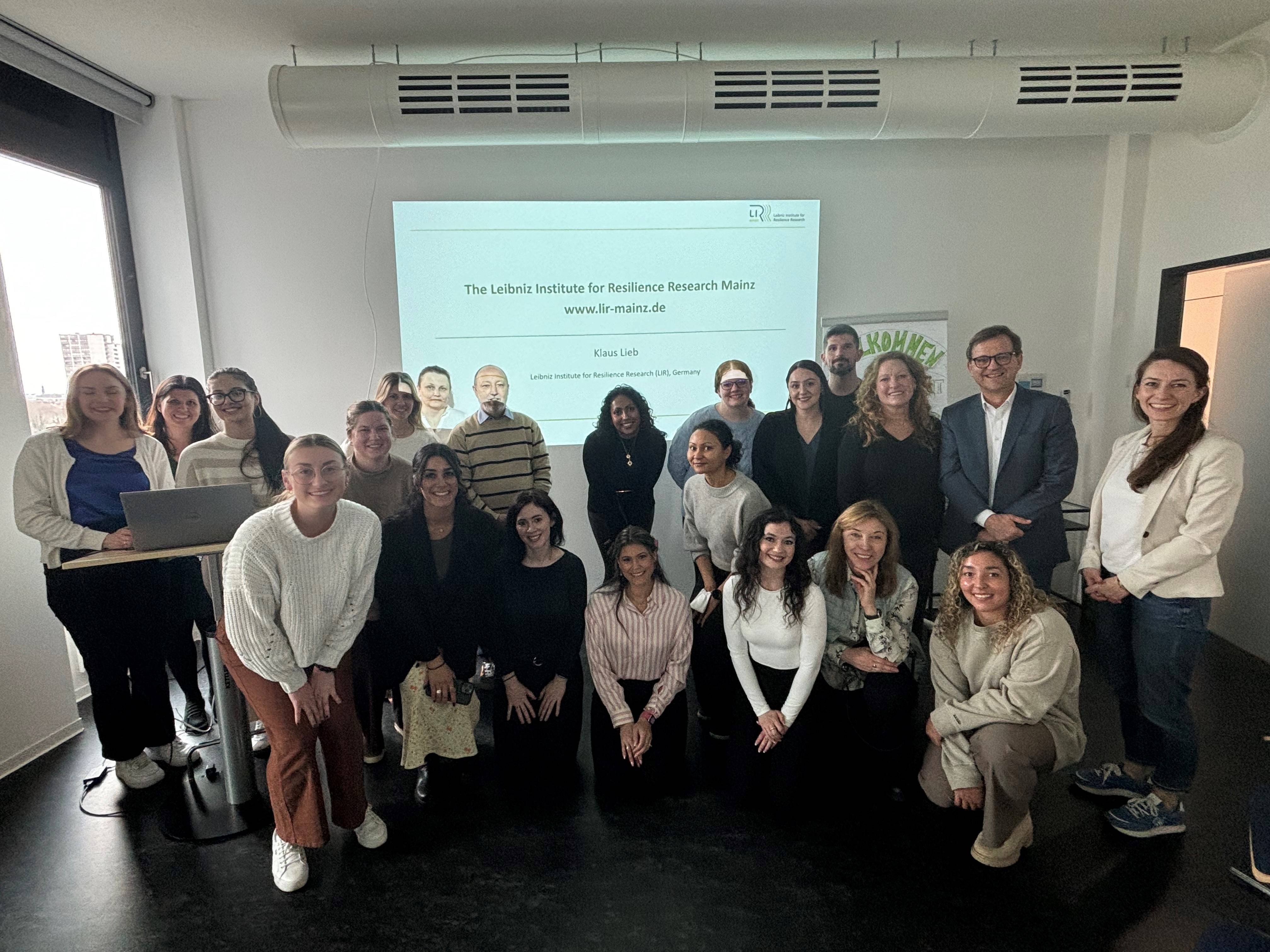 Marymount University zu Besuch am Leibniz-Institut für Resilienzforschung
